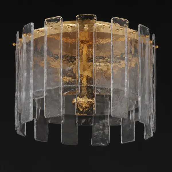 Warren Two Light Flush Mount in Gold Leaf - Image 3
