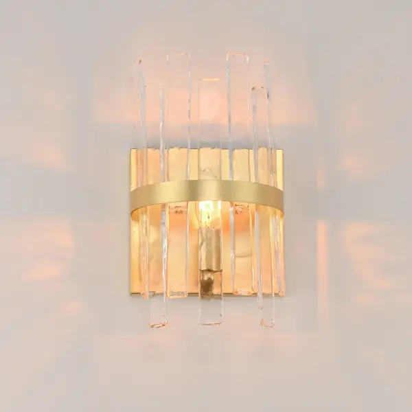 Warren One Light Wall Sconce in Gold Leaf - Image 3