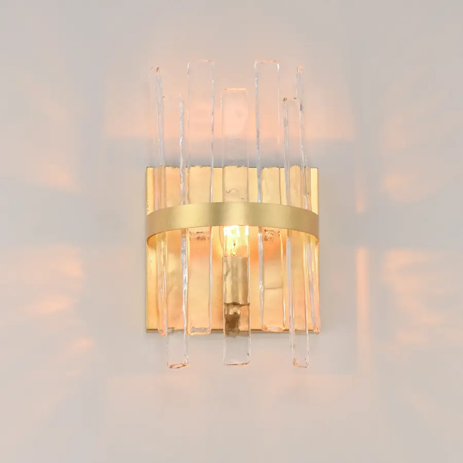 Warren One Light Wall Sconce in Gold Leaf - Image 3