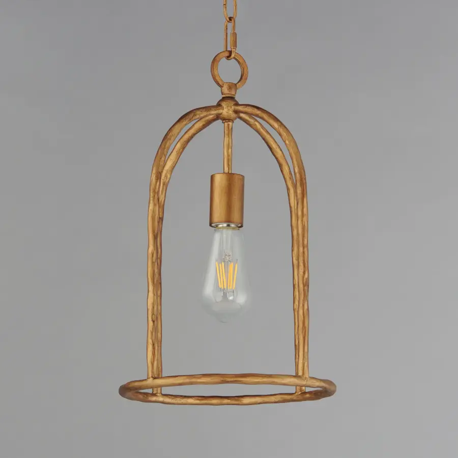 Martel One Light Pendant in Etruscan Gold - Image 2