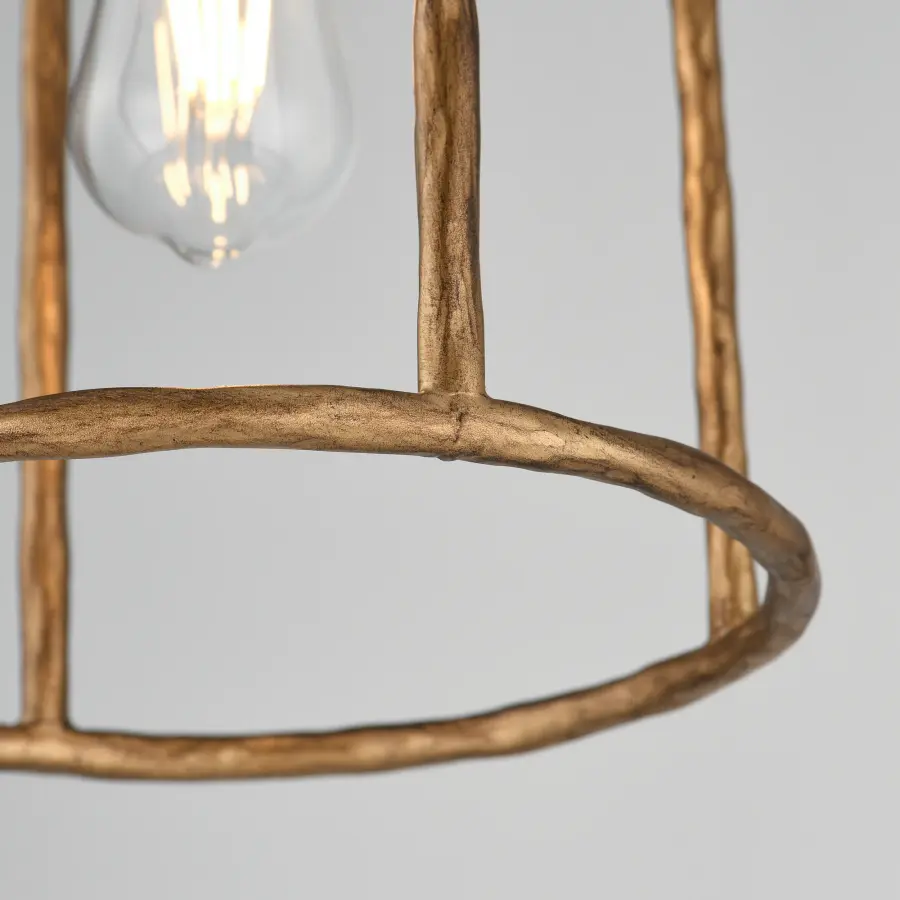 Martel One Light Pendant in Etruscan Gold - Image 4