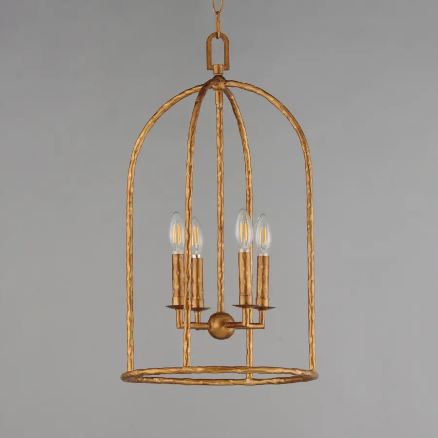 Martel Four Light Pendant in Etruscan Gold - Image 2