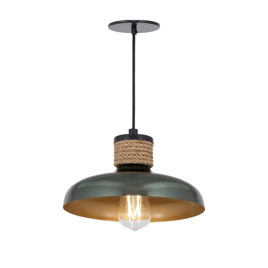 Bingham One Light Pendant in June Bug - Image 1