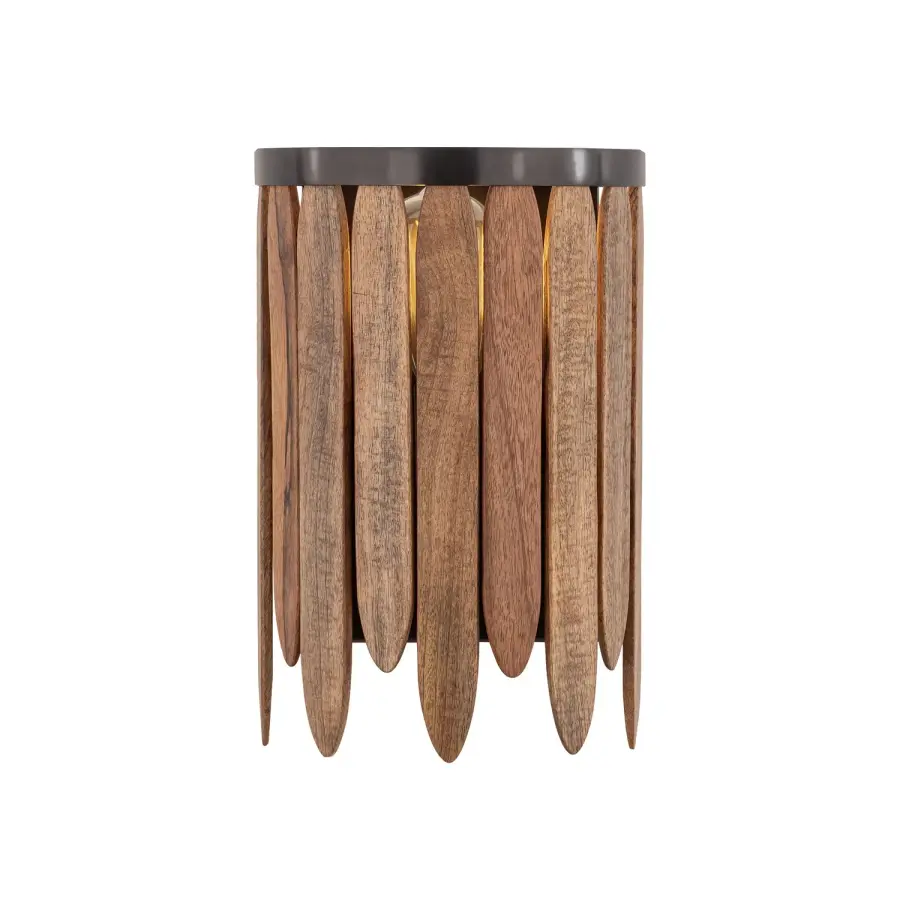 Marimba One Light Wall Sconce in Walnut