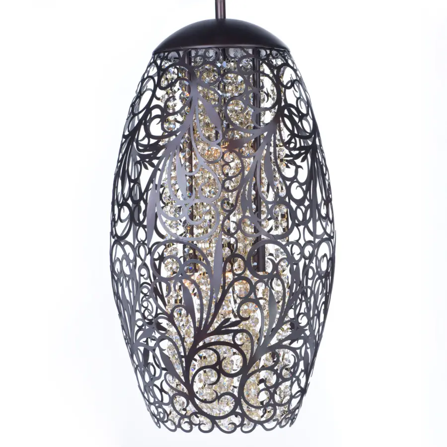 Arabesque Mini Pendant in Oil Rubbed Bronze - Image 4