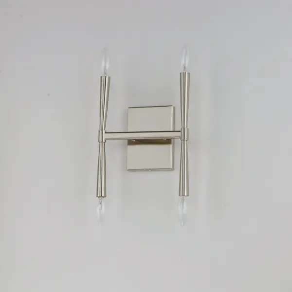 Rome Four Light Wall Sconce in Satin Nickel - Image 4