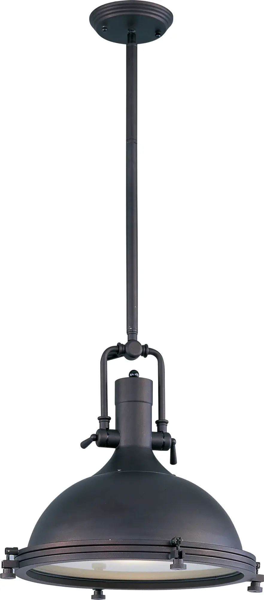 Hi-Bay One Light Pendant in Bronze - Image 1