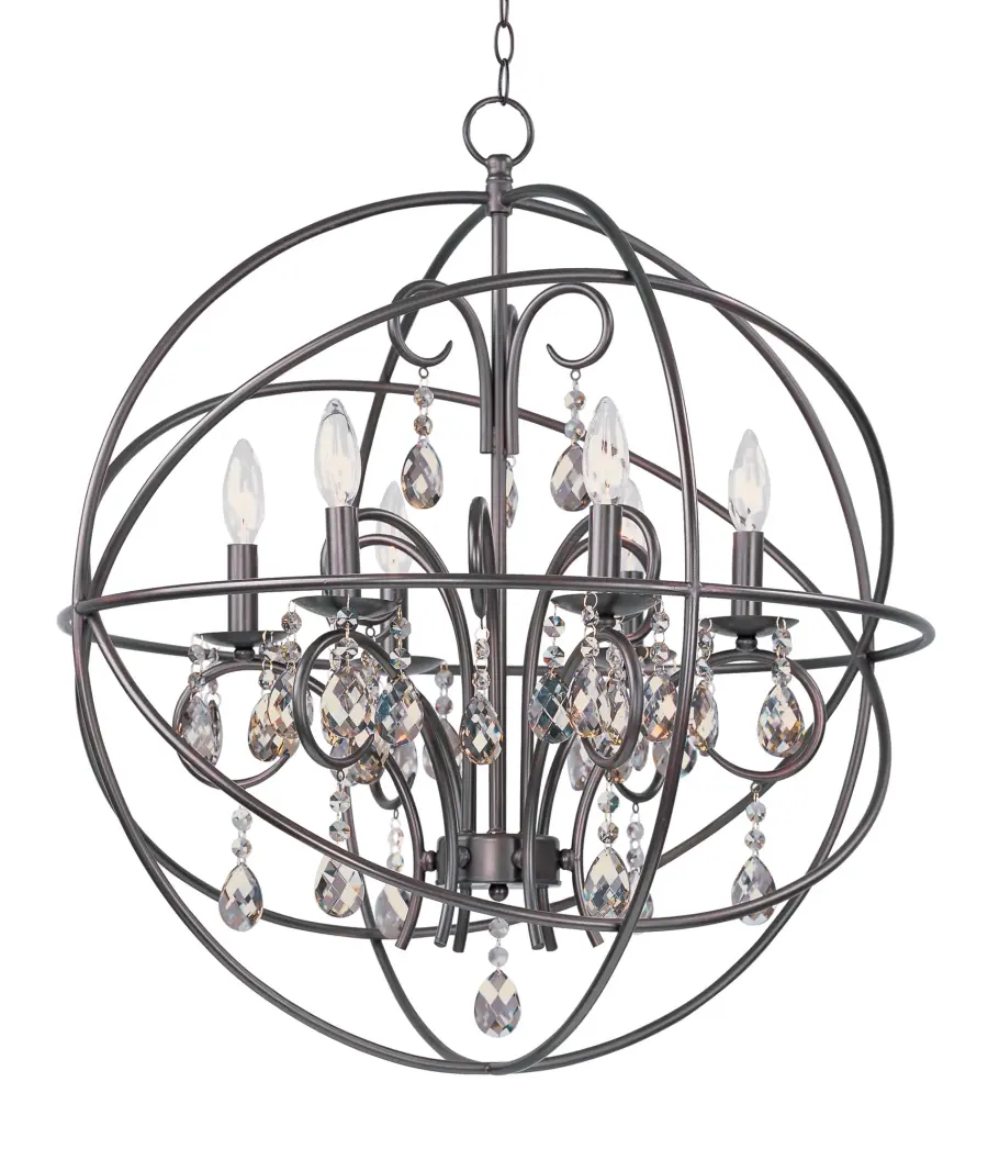 Orbit 6-Light Pendant in Oil Rubbed Bronze - Image 1