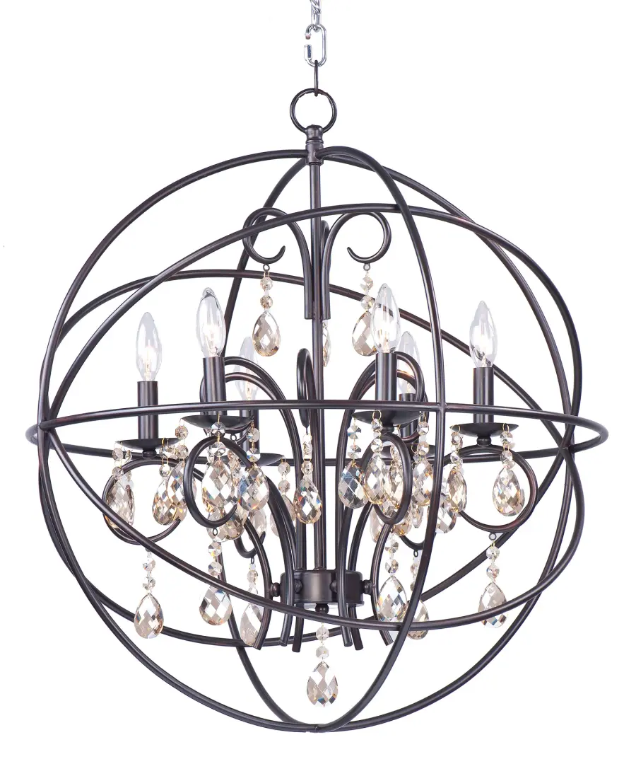 Orbit 6-Light Pendant in Oil Rubbed Bronze - Image 2