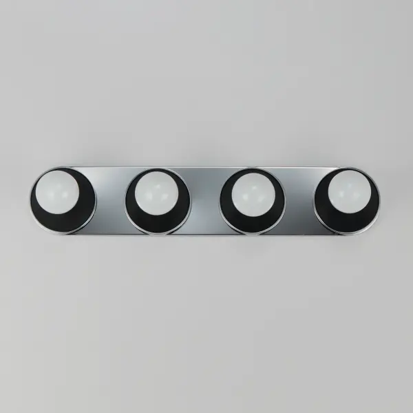 Hollywood Four Light Wall Sconce in Polished Chrome - Image 3
