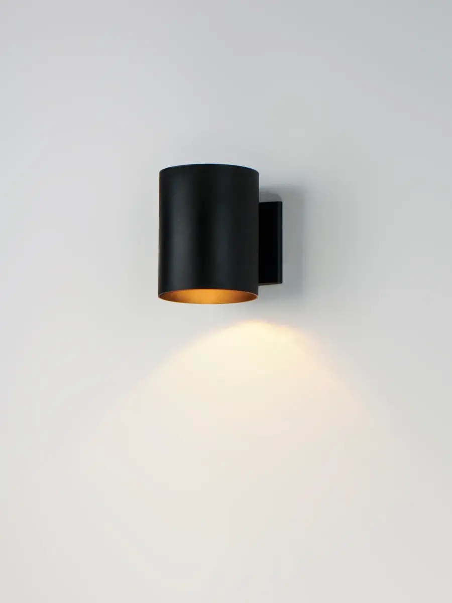 Outpost One Light Outdoor Wall Lantern in Black - Image 3