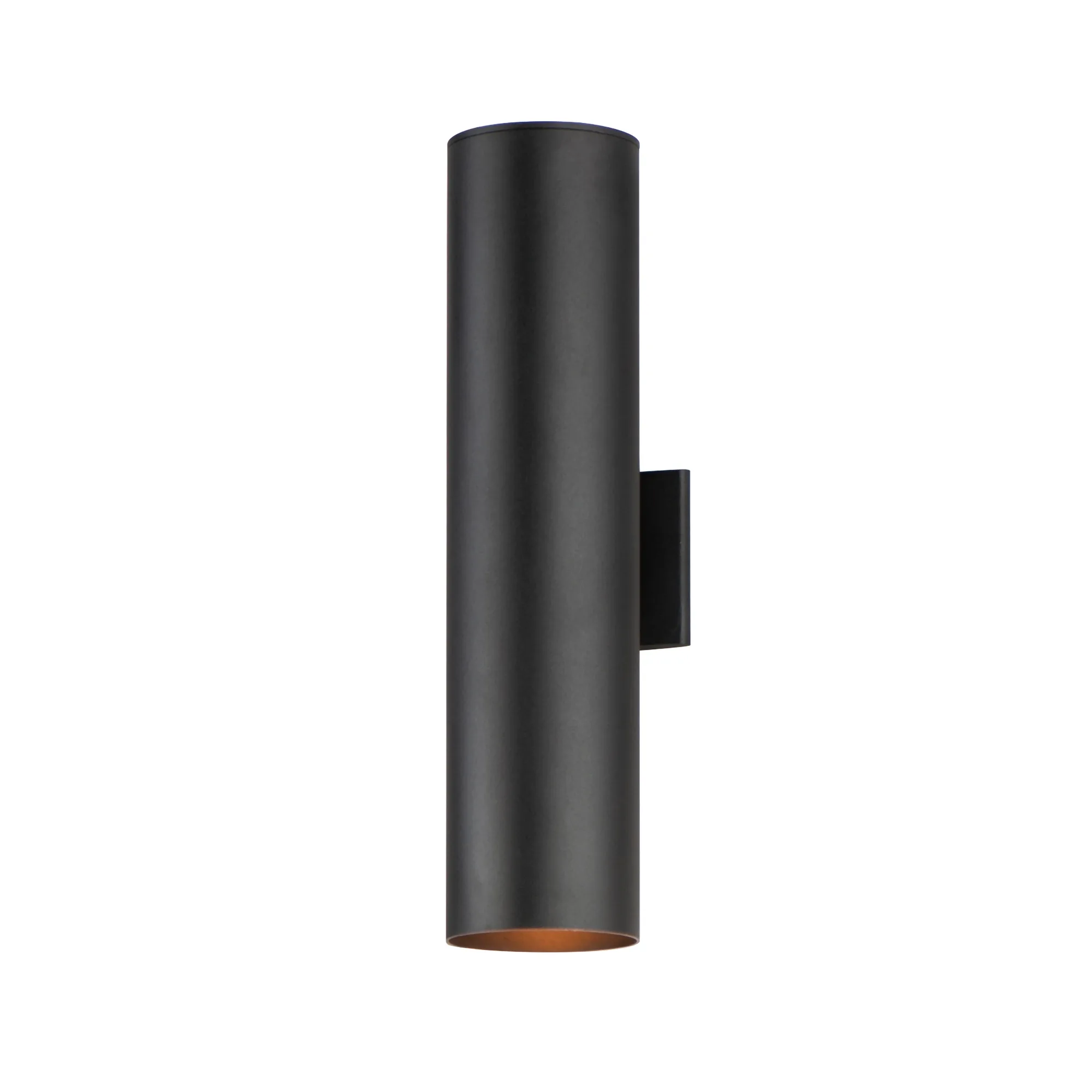 Outpost Two Light Outdoor Wall Lantern in Black