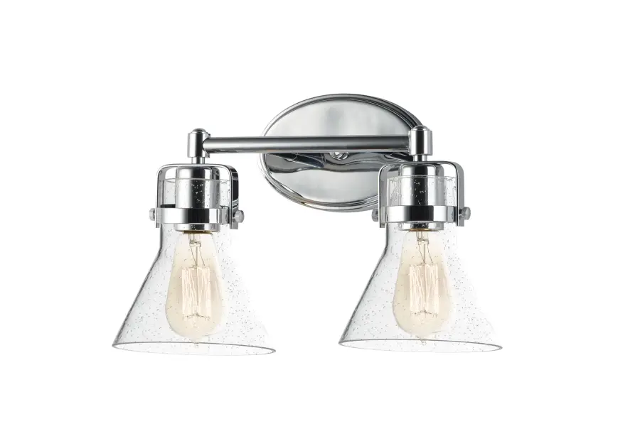 Seafarer Two Light Bath Vanity in Polished Chrome - Image 1