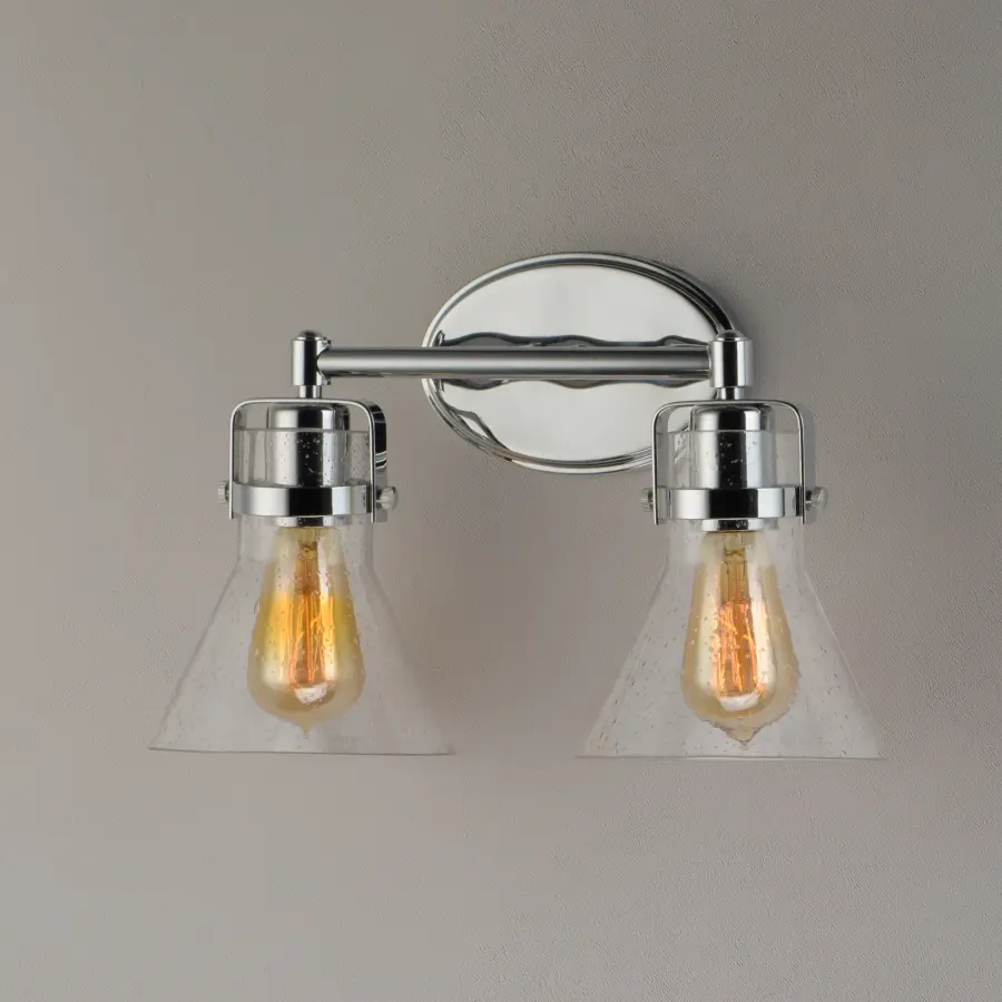 Seafarer Two Light Bath Vanity in Polished Chrome - Image 3