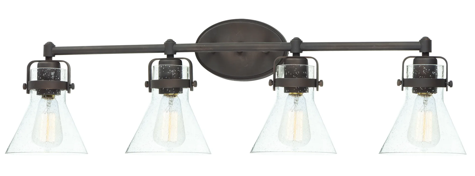 Seafarer Four Light Bath Vanity in Oil Rubbed Bronze