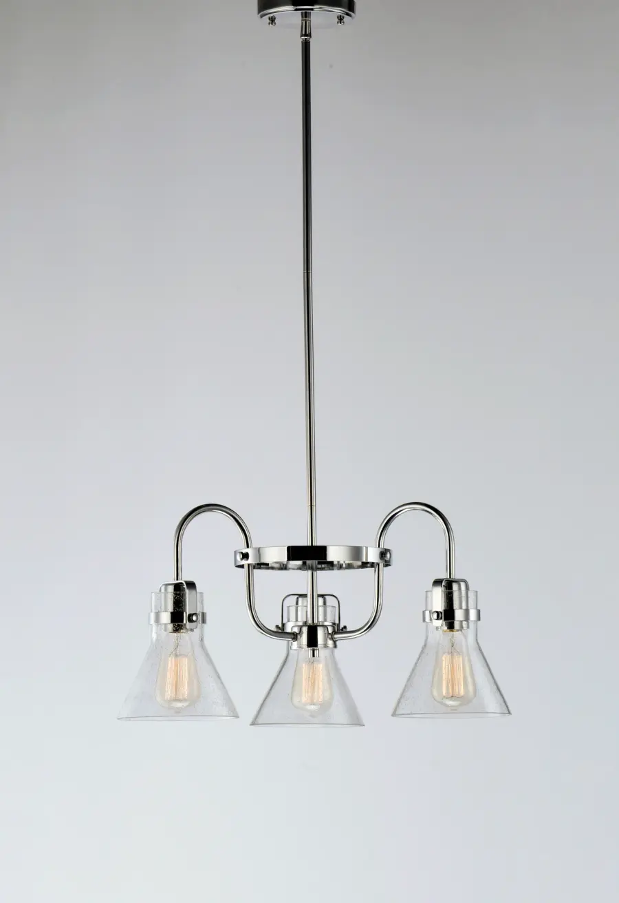 Seafarer 3-Light Chandelier in Polished Chrome - Image 2