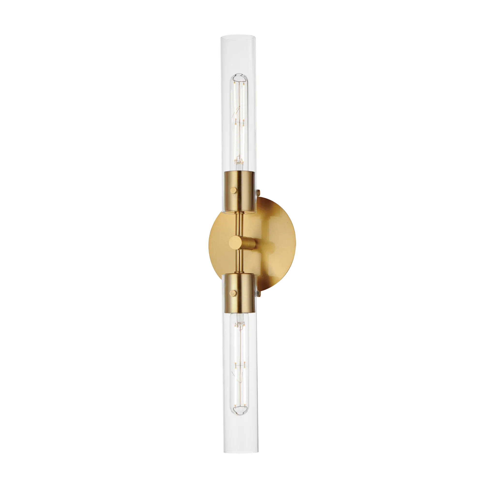 Equilibrium LED Wall Sconce in Natural Aged Brass