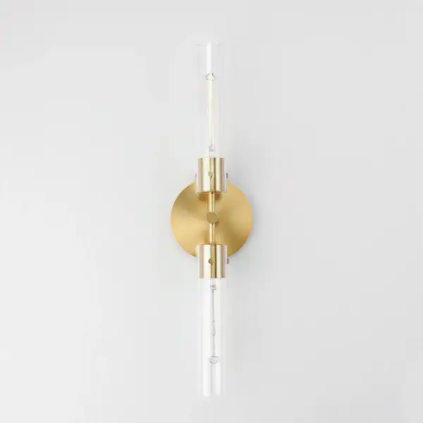 Equilibrium LED Wall Sconce in Natural Aged Brass - Image 2