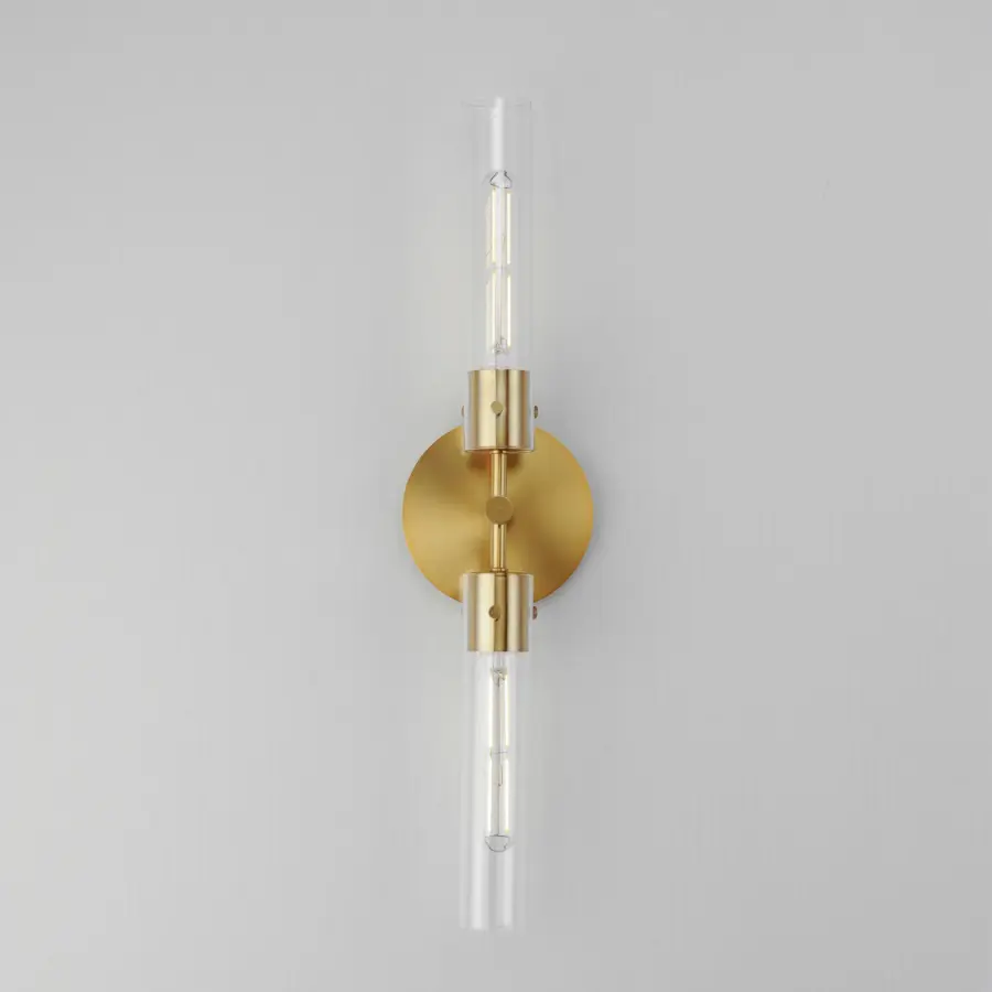 Equilibrium LED Wall Sconce in Natural Aged Brass - Image 3