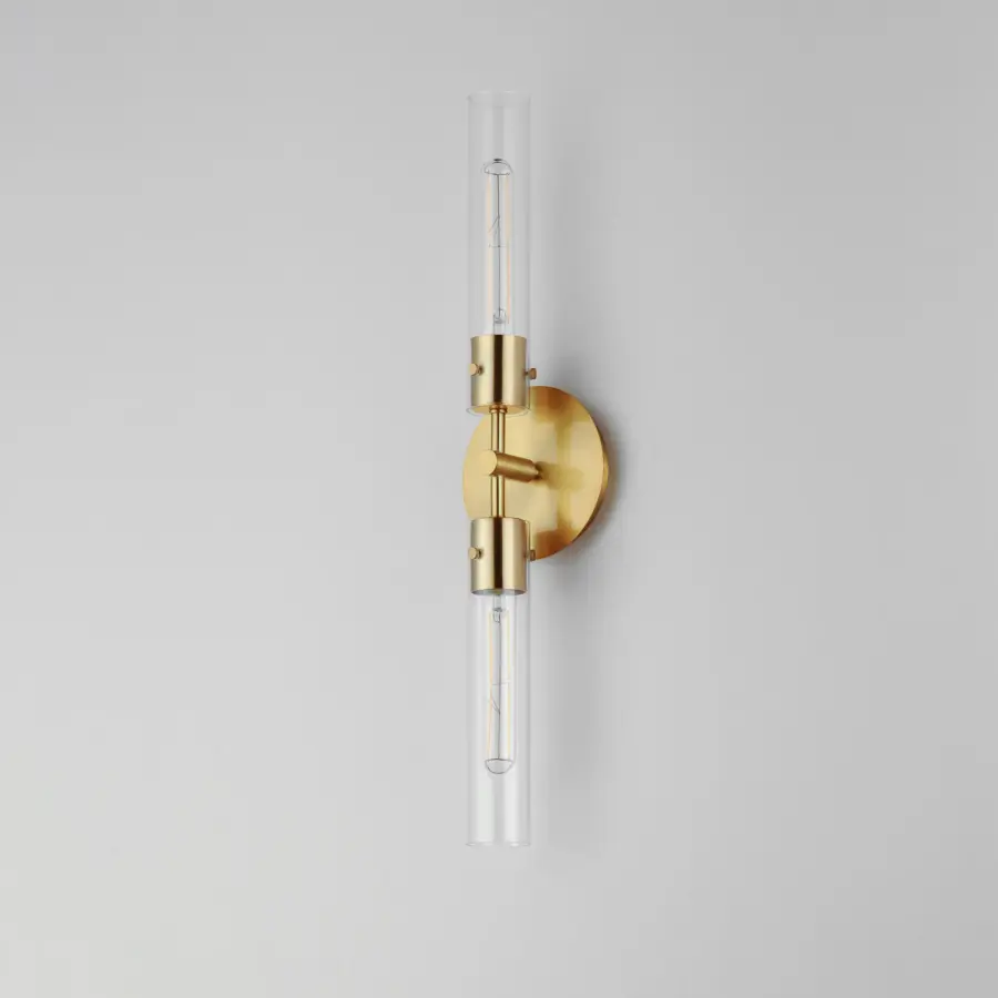 Equilibrium LED Wall Sconce in Natural Aged Brass - Image 4
