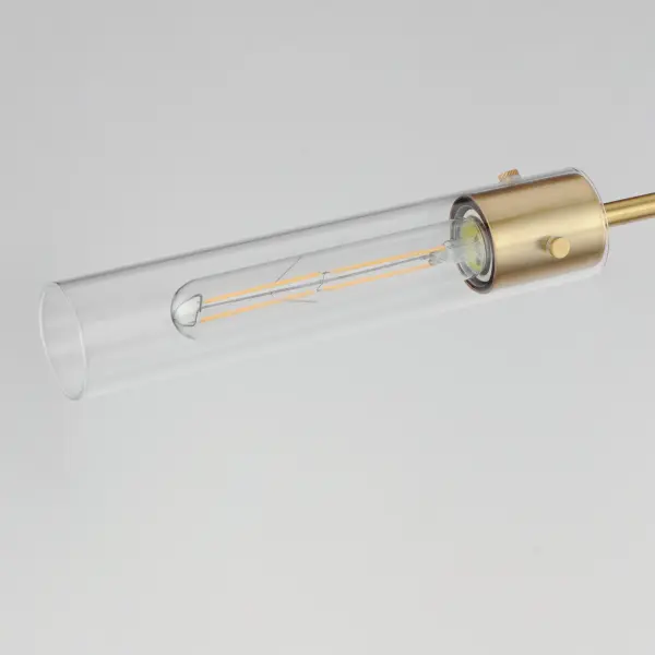Equilibrium LED Linear Pendant in Natural Aged Brass - Image 4