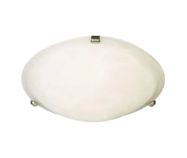 Maxim Lighting's commitment to both the residential lighting and the home building industries will assure you a product line focused on your basic lighting needs. With the Malaga collection you will find quality lighting that is well designed, well priced and readily available. Collection: Malaga Finish: Satin Nickel Glass: Marble Width: 12.50" Height: 4.00" Length: 12.50" Weight: 2.82 lb Canopy: 5.75``x4.5`` Number of Bulbs: 2 Maximum Wattage: 60.00 W Bulb Type: A19 Bulb Base: E26 Medium Light Source: Incandescent Light Output: 1344.00 lm Dimmable Rated Average Life: 2500 Voltage: 120.00 V Material: Glass, Steel Safety Listing: cETLus Safety Rating: Damp Manufacturer Warranty: 1 Spec Sheet Instructions Parts Diagram