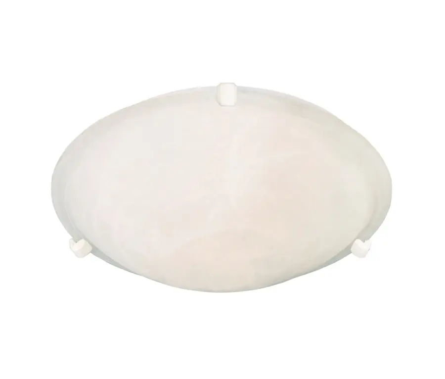 Malaga Two Light Flush Mount in White - Image 1
