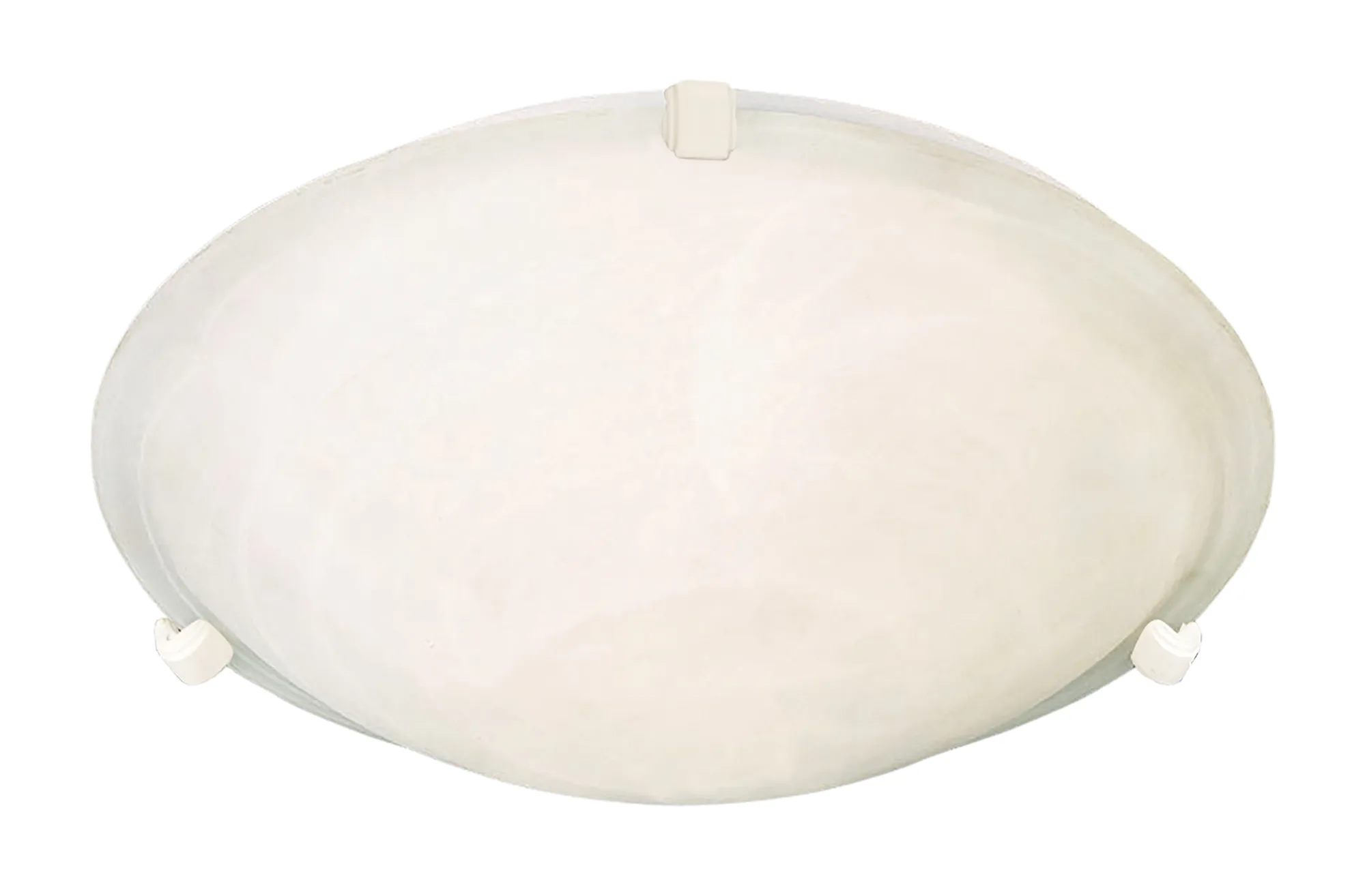 Malaga Three Light Flush Mount in White