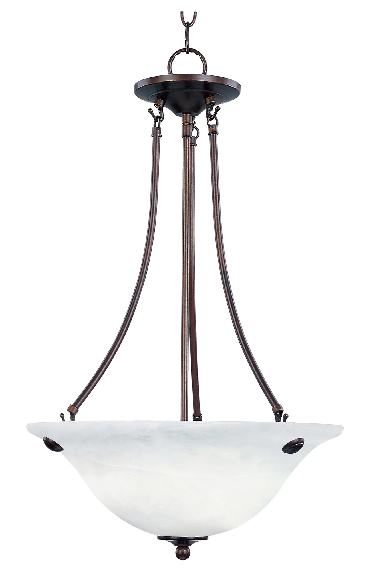 Malaga Three Light Pendant in Oil Rubbed Bronze