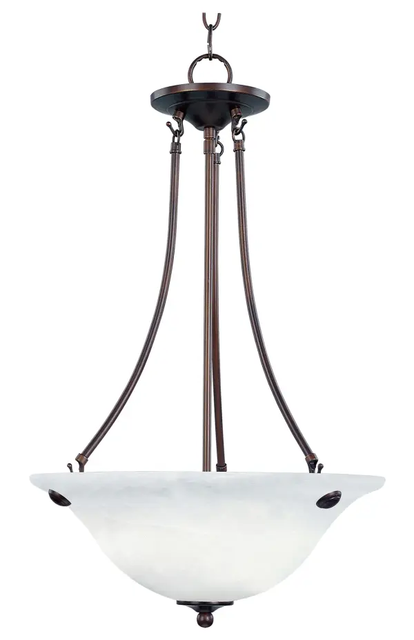 Malaga Three Light Pendant in Oil Rubbed Bronze - Image 1