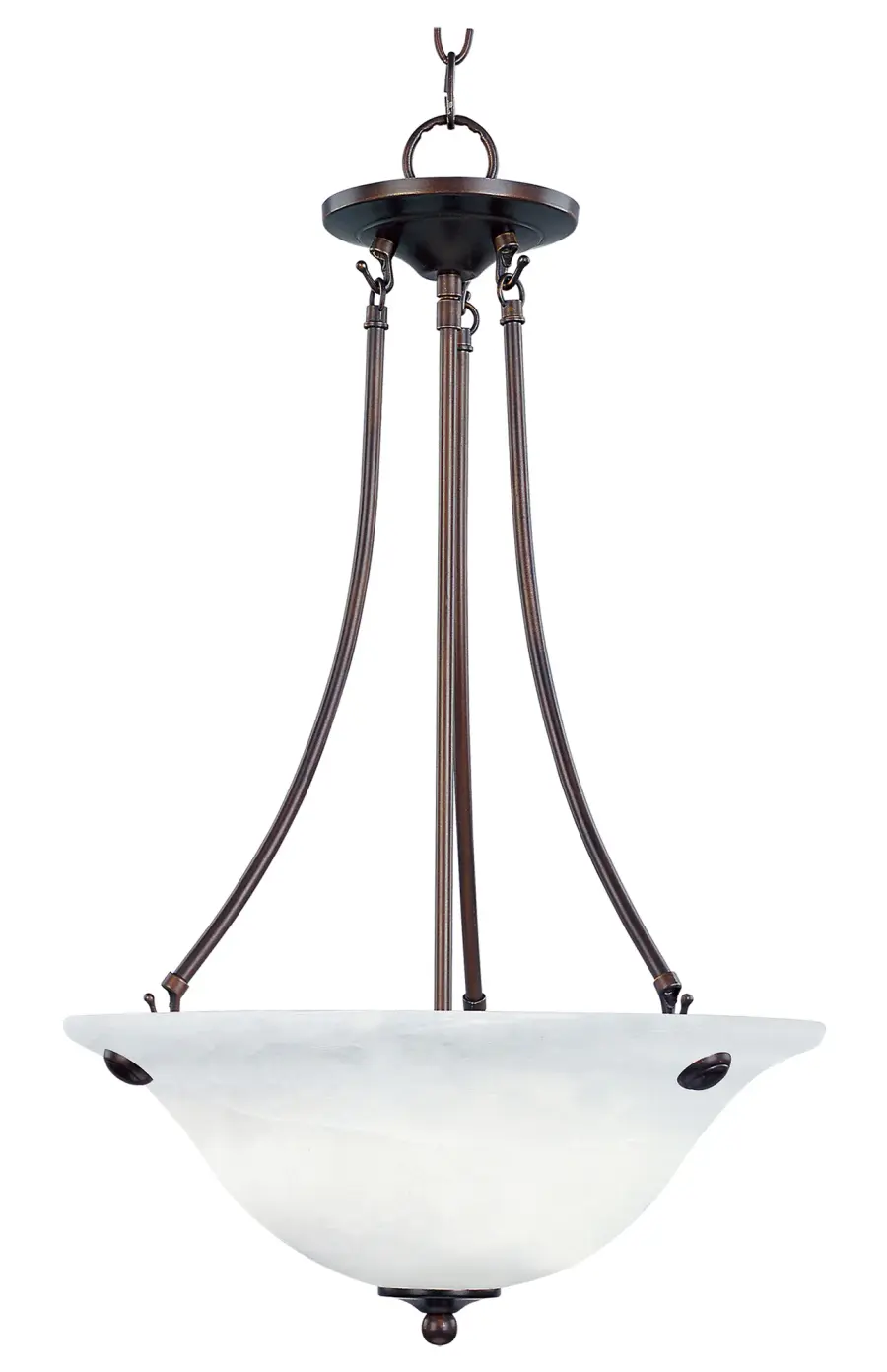 Malaga Three Light Pendant in Oil Rubbed Bronze - Image 1