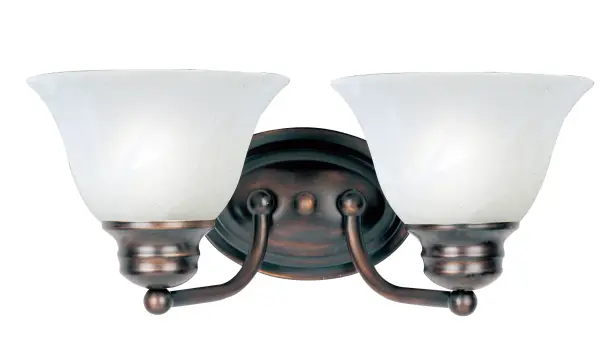 Malaga Two Light Bath Vanity in Oil Rubbed Bronze - Image 1