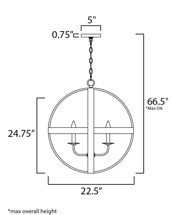 Compass-Single Pendant - Image 5