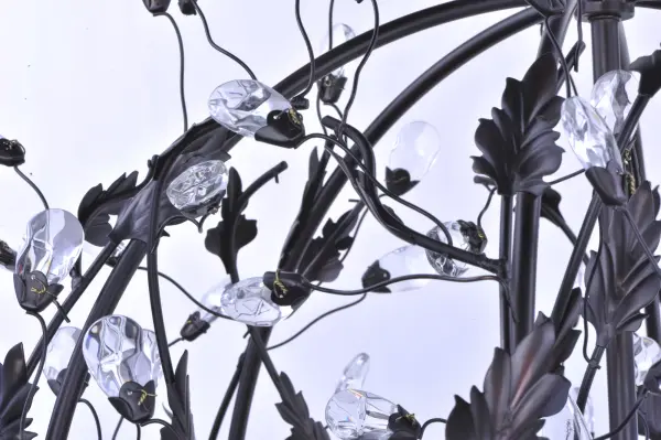 Elegante Three Light Chandelier in Oil Rubbed Bronze - Image 3