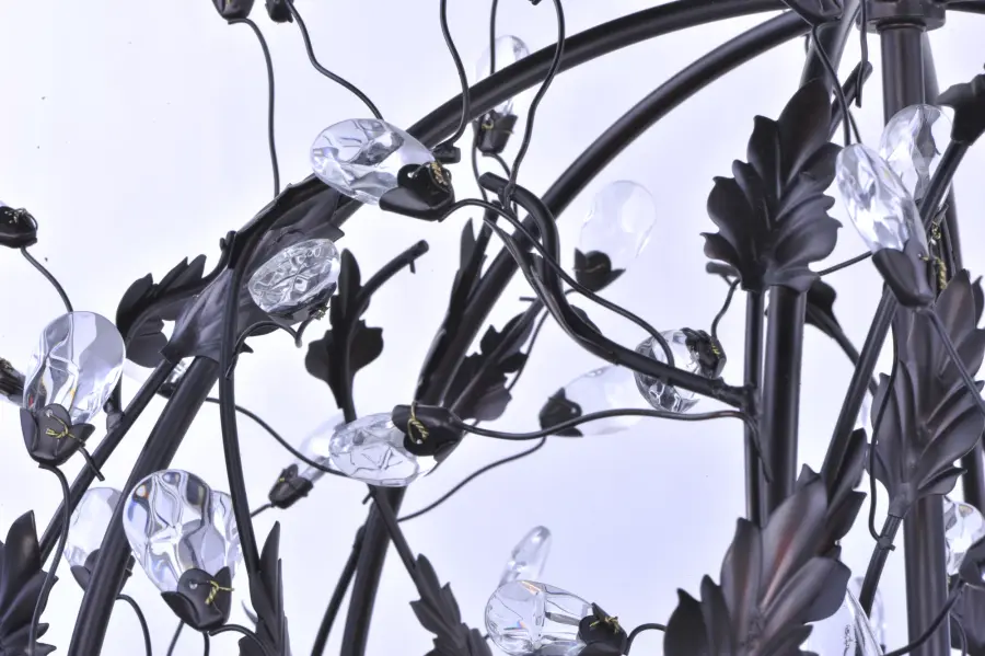 Elegante Three Light Chandelier in Oil Rubbed Bronze - Image 3