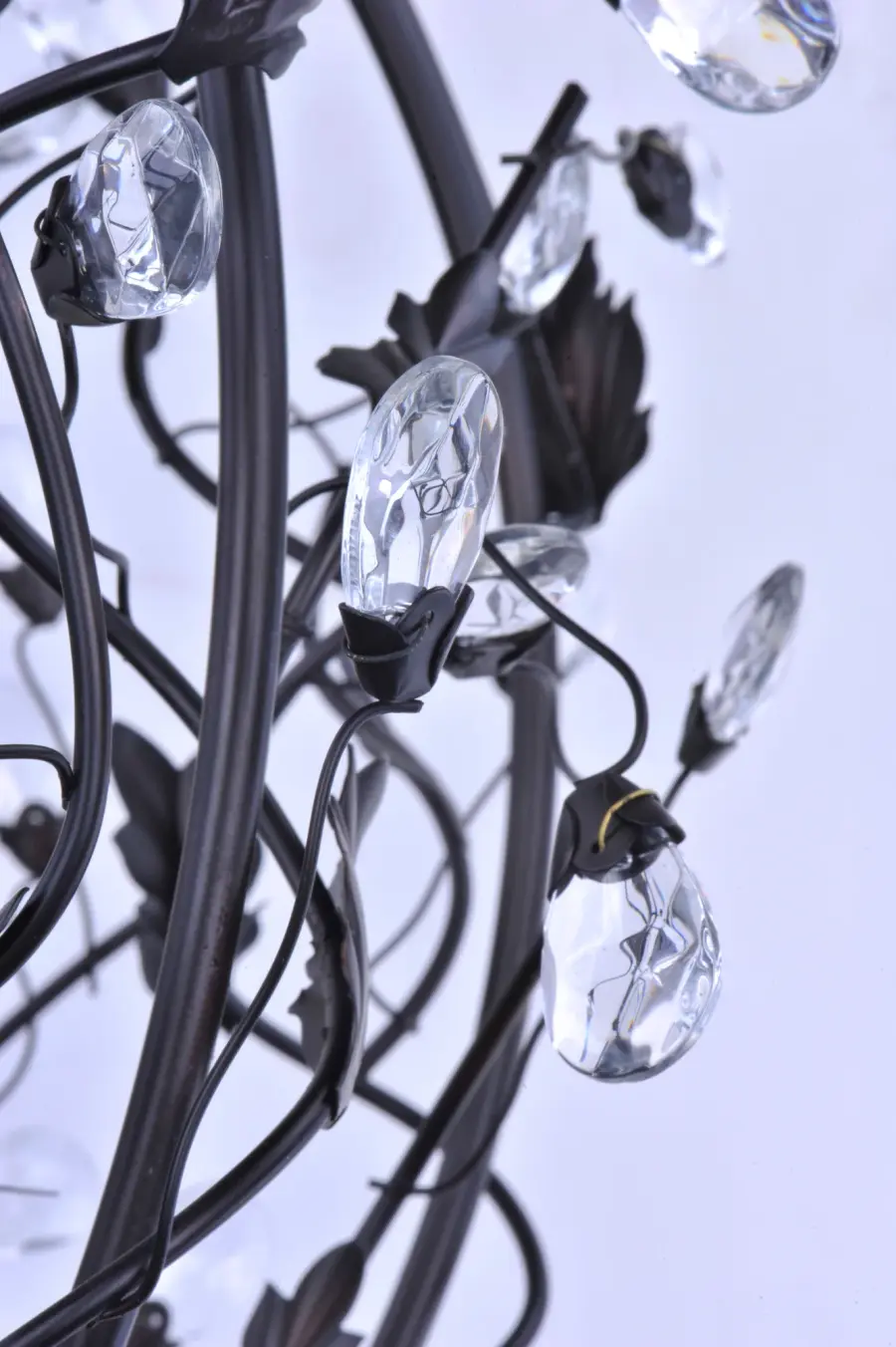 Elegante Three Light Chandelier in Oil Rubbed Bronze - Image 4