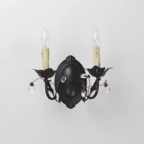Elegante Two Light Wall Sconce in Oil Rubbed Bronze - Image 2
