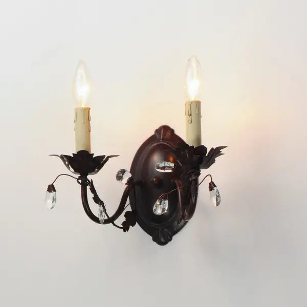 Elegante Two Light Wall Sconce in Oil Rubbed Bronze - Image 4
