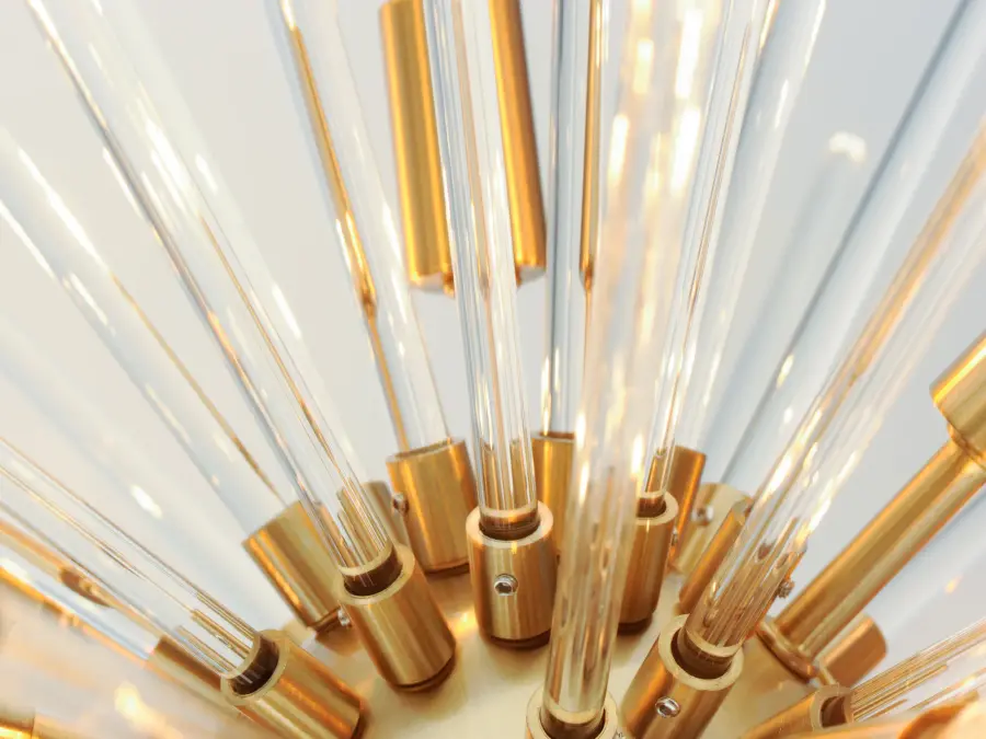 Polaris 16-Light Sputnik Pendant in Satin Brass - Image 3