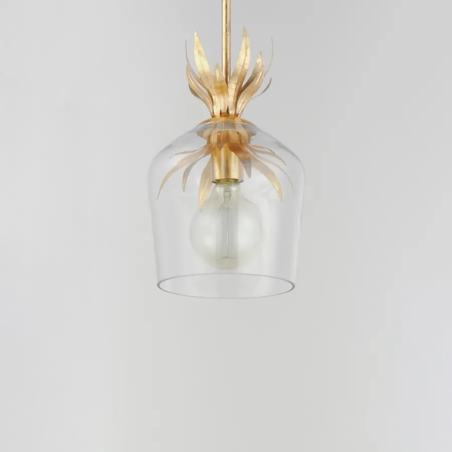 Paloma One Light Pendant in Gold Leaf - Image 2