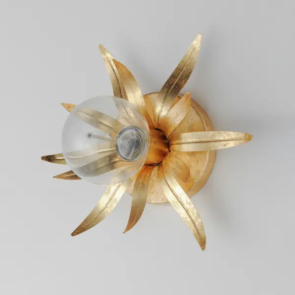 Paloma One Light Wall Sconce in Gold Leaf - Image 4