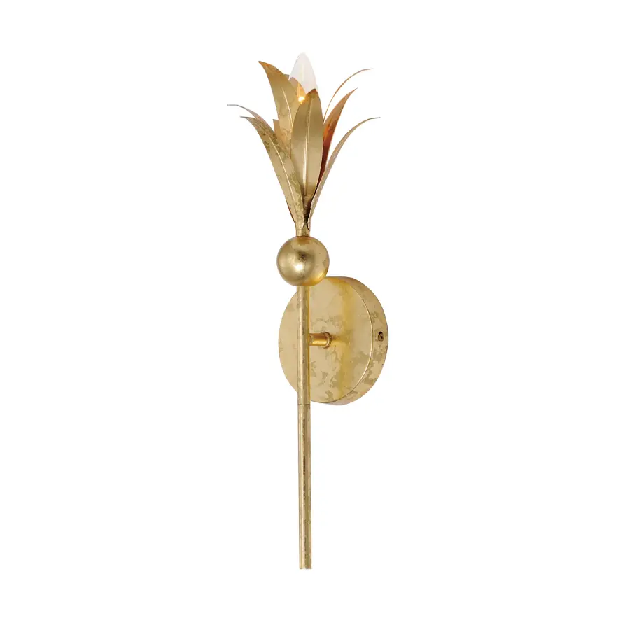 Paloma One Light Wall Sconce in Gold Leaf - Image 1