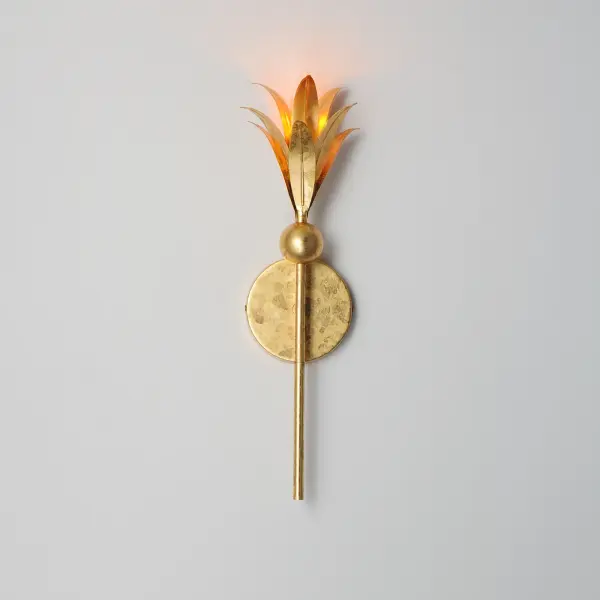 Paloma One Light Wall Sconce in Gold Leaf - Image 3