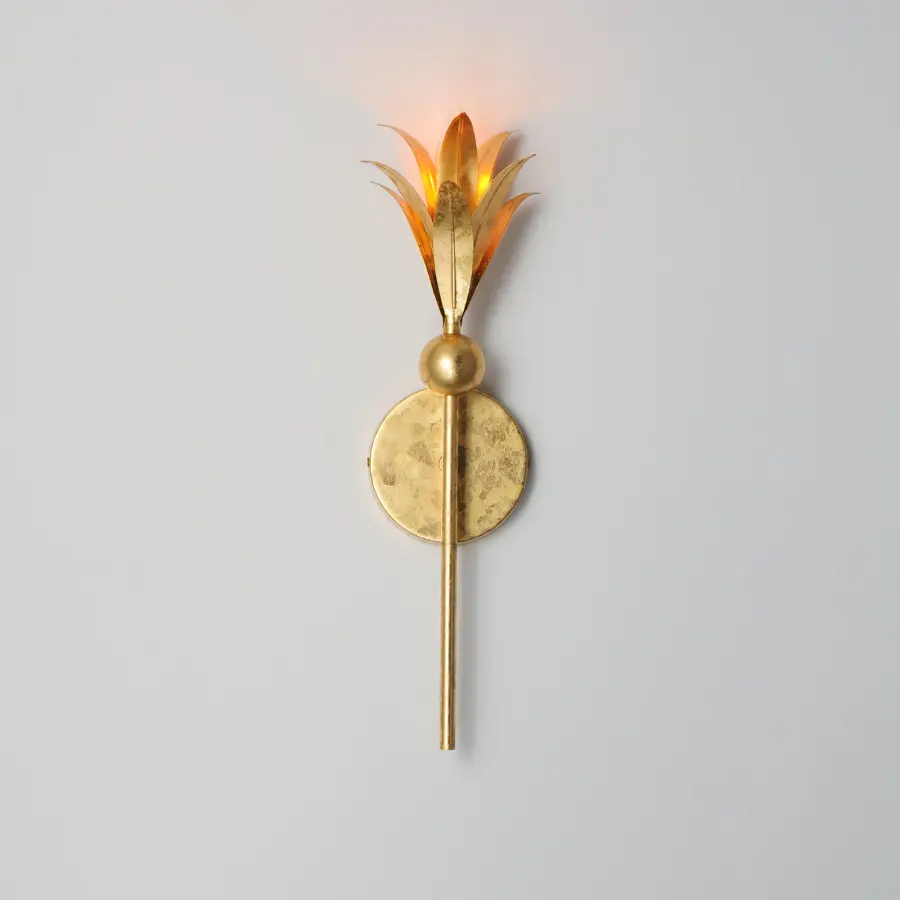 Paloma One Light Wall Sconce in Gold Leaf - Image 3