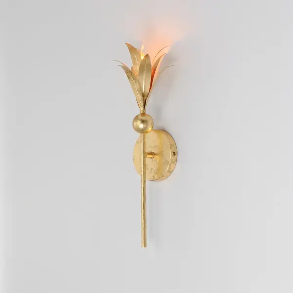 Paloma One Light Wall Sconce in Gold Leaf - Image 4