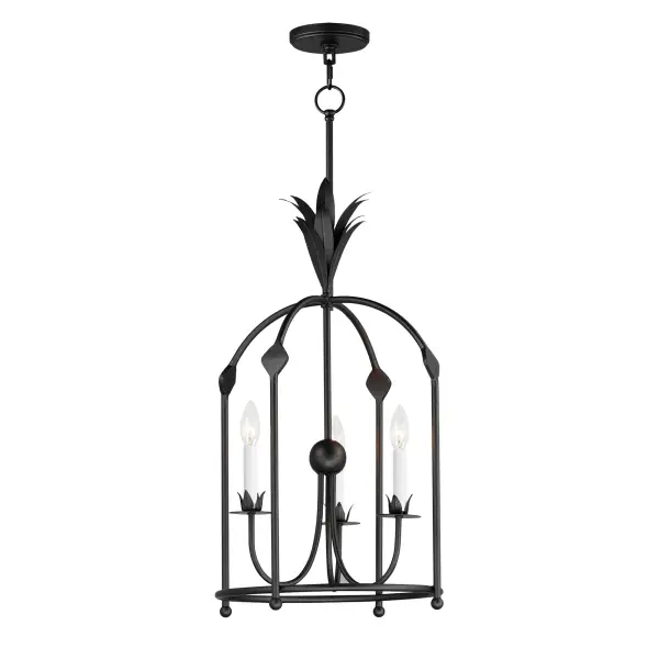 Effortlessly elegant, the biophilic design details that adorn this classic chandelier transport you to an oasis indoors. The design, whether brilliantly gilt in Gold Leaf or hand painted in a textured Anthracite finish, exudes a timeless quality that is sure to please. The graceful form of the chandeliers is constructed of slender metal tubes that sprout from a spherical collector at the center and Off-White metal candle covers. Coordinating Wall Sconces, Pendants and Flush Mount feature matching leaf clusters that allow for coordinating applications throughout the home.