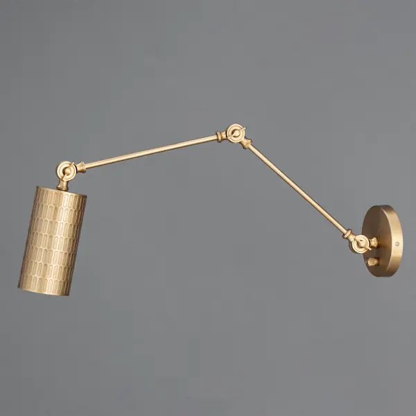 Shaka One Light Wall Sconce in Weathered Brass - Image 2