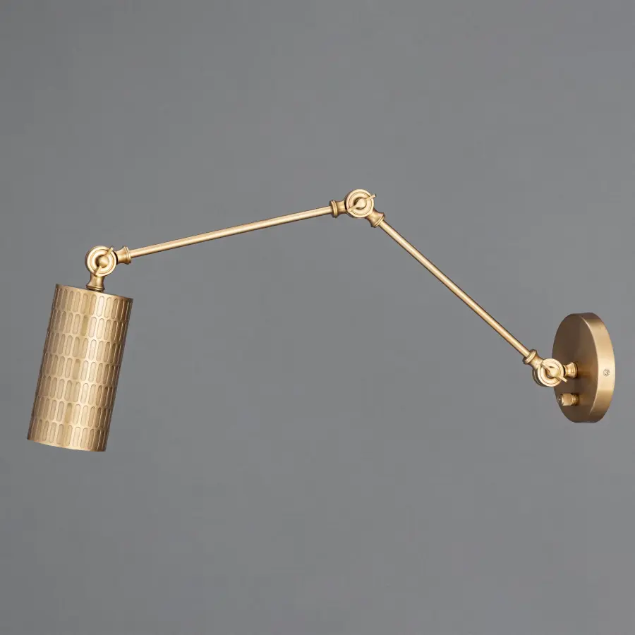 Shaka One Light Wall Sconce in Weathered Brass - Image 2