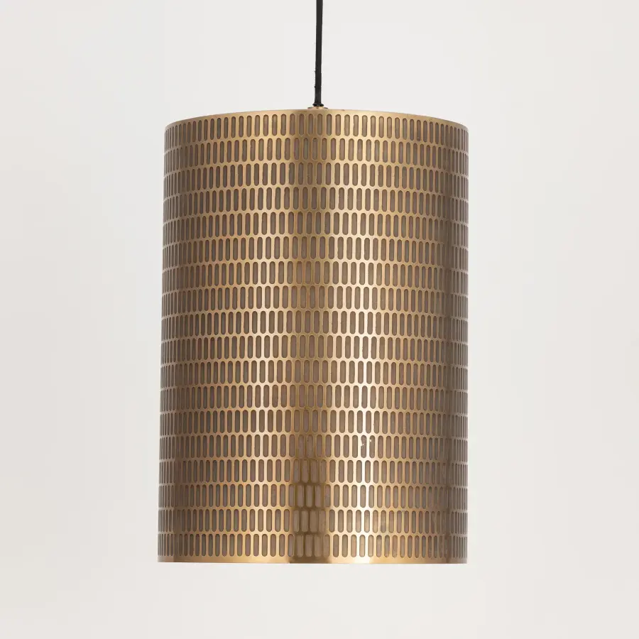 Shaka One Light Pendant in Weathered Brass - Image 3