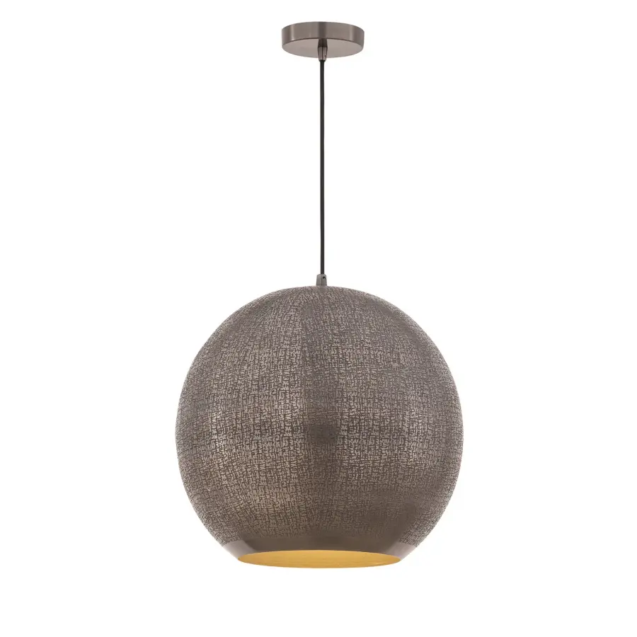 Aurelia One Light Pendant in Pewter
